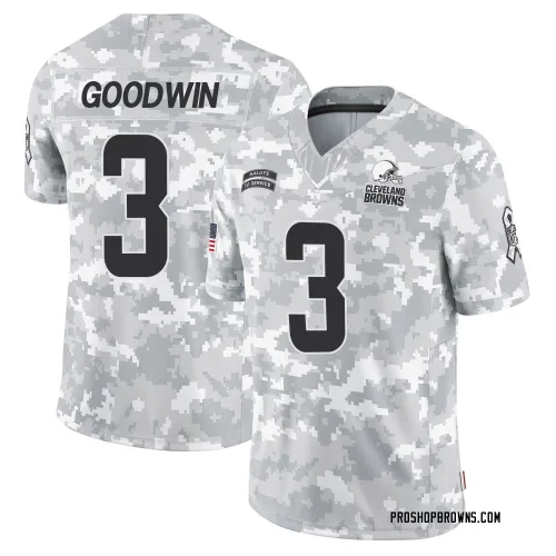 Cleveland Browns Men's Limited Arctic Camo 2024 Salute to Service Jersey (3 Marquise Goodwin)