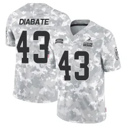 Cleveland Browns Men's Limited Arctic Camo 2024 Salute to Service Jersey (43 Mohamoud Diabate)