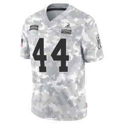Cleveland Browns Men's Limited Arctic Camo 2024 Salute to Service Jersey (44 Anthony Kendall)