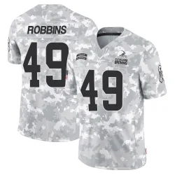 Cleveland Browns Men's Limited Arctic Camo 2024 Salute to Service Jersey (49 Aidan Robbins)