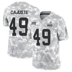 Cleveland Browns Men's Limited Arctic Camo 2024 Salute to Service Jersey (49 Devon Cajuste)