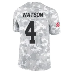 Cleveland Browns Men's Limited Arctic Camo 2024 Salute to Service Jersey (4 Deshaun Watson)