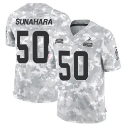 Cleveland Browns Men's Limited Arctic Camo 2024 Salute to Service Jersey (50 Rex Sunahara)
