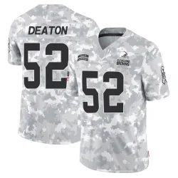 Cleveland Browns Men's Limited Arctic Camo 2024 Salute to Service Jersey (52 Dawson Deaton)