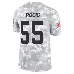 Cleveland Browns Men's Limited Arctic Camo 2024 Salute to Service Jersey (55 Ethan Pocic)