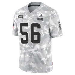 Cleveland Browns Men's Limited Arctic Camo 2024 Salute to Service Jersey (56 Luke Wypler)