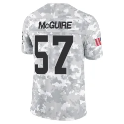 Cleveland Browns Men's Limited Arctic Camo 2024 Salute to Service Jersey (57 Isaiah McGuire)