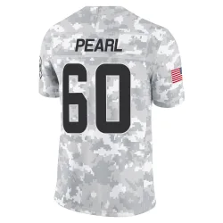 Cleveland Browns Men's Limited Arctic Camo 2024 Salute to Service Jersey (60 Julian Pearl)