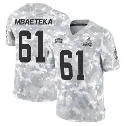 Cleveland Browns Men's Limited Arctic Camo 2024 Salute to Service Jersey (61 Roy Mbaeteka)