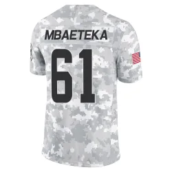 Cleveland Browns Men's Limited Arctic Camo 2024 Salute to Service Jersey (61 Roy Mbaeteka)