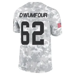 Cleveland Browns Men's Limited Arctic Camo 2024 Salute to Service Jersey (62 Michael Dwumfour)
