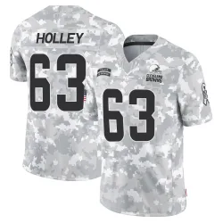 Cleveland Browns Men's Limited Arctic Camo 2024 Salute to Service Jersey (63 Ralph Holley)