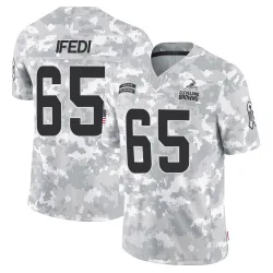 Cleveland Browns Men's Limited Arctic Camo 2024 Salute to Service Jersey (65 Germain Ifedi)