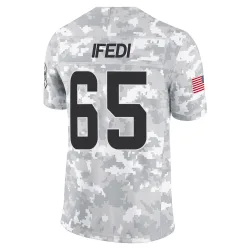 Cleveland Browns Men's Limited Arctic Camo 2024 Salute to Service Jersey (65 Germain Ifedi)