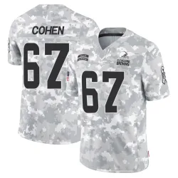 Cleveland Browns Men's Limited Arctic Camo 2024 Salute to Service Jersey (67 Javion Cohen)