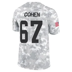 Cleveland Browns Men's Limited Arctic Camo 2024 Salute to Service Jersey (67 Javion Cohen)