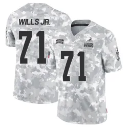 Cleveland Browns Men's Limited Arctic Camo 2024 Salute to Service Jersey (71 Jedrick Wills Jr.)