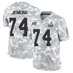 Cleveland Browns Men's Limited Arctic Camo 2024 Salute to Service Jersey (74 Teven Jenkins)