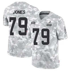 Cleveland Browns Men's Limited Arctic Camo 2024 Salute to Service Jersey (79 Dawand Jones)