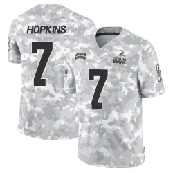 Cleveland Browns Men's Limited Arctic Camo 2024 Salute to Service Jersey (7 Dustin Hopkins)