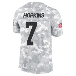 Cleveland Browns Men's Limited Arctic Camo 2024 Salute to Service Jersey (7 Dustin Hopkins)
