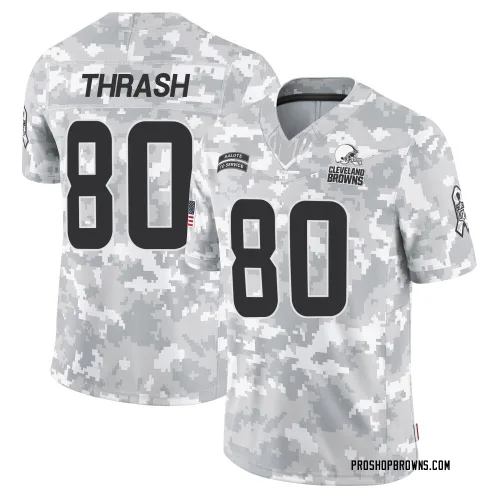 Cleveland Browns Men's Limited Arctic Camo 2024 Salute to Service Jersey (80 Jamari Thrash)