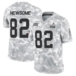 Cleveland Browns Men's Limited Arctic Camo 2024 Salute to Service Jersey (82 Ozzie Newsome)