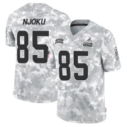 Cleveland Browns Men's Limited Arctic Camo 2024 Salute to Service Jersey (85 David Njoku)