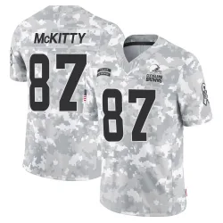 Cleveland Browns Men's Limited Arctic Camo 2024 Salute to Service Jersey (87 Tre' McKitty)