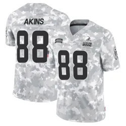 Cleveland Browns Men's Limited Arctic Camo 2024 Salute to Service Jersey (88 Jordan Akins)