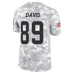Cleveland Browns Men's Limited Arctic Camo 2024 Salute to Service Jersey (89 Kaden Davis)