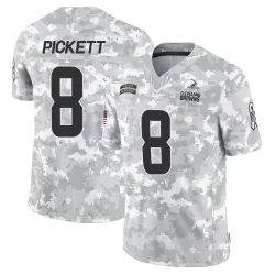 Cleveland Browns Men's Limited Arctic Camo 2024 Salute to Service Jersey (8 Kenny Pickett)