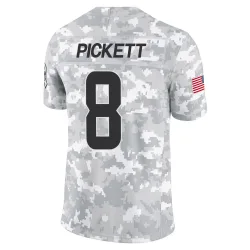 Cleveland Browns Men's Limited Arctic Camo 2024 Salute to Service Jersey (8 Kenny Pickett)