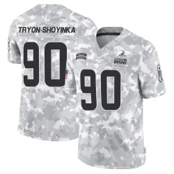 Cleveland Browns Men's Limited Arctic Camo 2024 Salute to Service Jersey (90 Joe Tryon-Shoyinka)