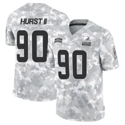Cleveland Browns Men's Limited Arctic Camo 2024 Salute to Service Jersey (90 Maurice Hurst II)