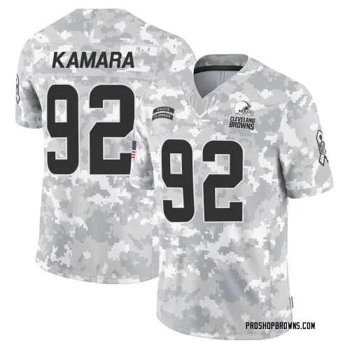 Cleveland Browns Men's Limited Arctic Camo 2024 Salute to Service Jersey (92 Sam Kamara)