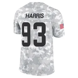 Cleveland Browns Men's Limited Arctic Camo 2024 Salute to Service Jersey (93 Shelby Harris)