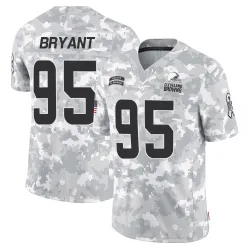 Cleveland Browns Men's Limited Arctic Camo 2024 Salute to Service Jersey (95 Armonty Bryant)