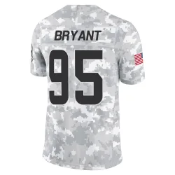 Cleveland Browns Men's Limited Arctic Camo 2024 Salute to Service Jersey (95 Armonty Bryant)