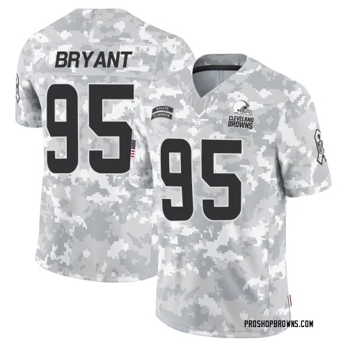 Cleveland Browns Men's Limited Arctic Camo 2024 Salute to Service Jersey (95 Armonty Bryant)