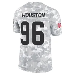 Cleveland Browns Men's Limited Arctic Camo 2024 Salute to Service Jersey (96 James Houston)