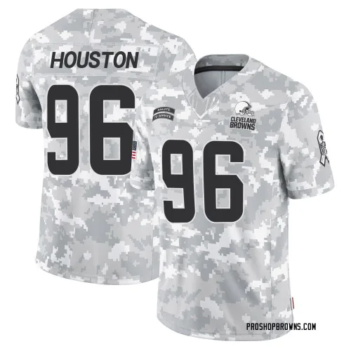 Cleveland Browns Men's Limited Arctic Camo 2024 Salute to Service Jersey (96 James Houston)