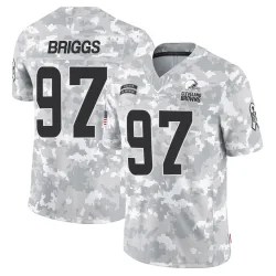 Cleveland Browns Men's Limited Arctic Camo 2024 Salute to Service Jersey (97 Jowon Briggs)