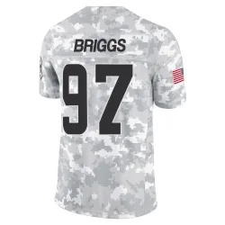 Cleveland Browns Men's Limited Arctic Camo 2024 Salute to Service Jersey (97 Jowon Briggs)