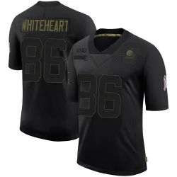 Cleveland Browns Men's Limited Black 2020 Salute To Service Jersey (86 Blake Whiteheart)