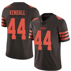 Cleveland Browns Men's Limited Brown Color Rush Jersey (44 Anthony Kendall)