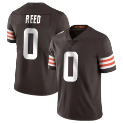 Cleveland Browns Men's Limited Brown Team Color Vapor Untouchable Jersey (0 Ja'seem Reed)