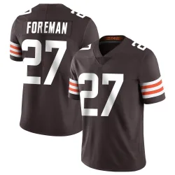 Cleveland Browns Men's Limited Brown Team Color Vapor Untouchable Jersey (27 D'Onta Foreman)