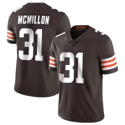 Cleveland Browns Men's Limited Brown Team Color Vapor Untouchable Jersey (31 Donovan McMillon)