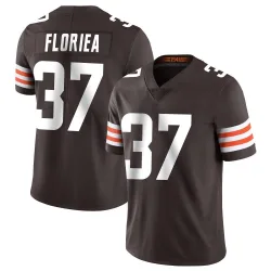 Cleveland Browns Men's Limited Brown Team Color Vapor Untouchable Jersey (37 Luke Floriea)